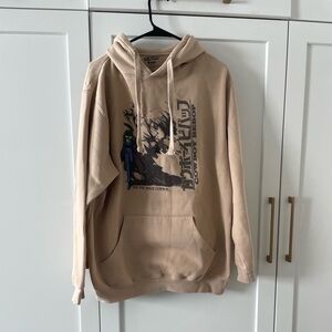 Tan Graphic Hoodie